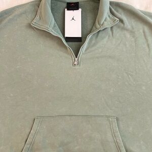 Jordan Light Green Quarter-Zip Pullover